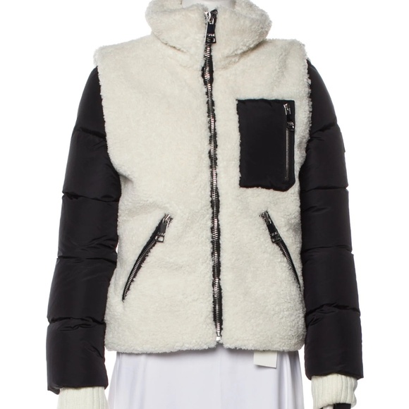 SAM. Wylie Colorblock Pattern Down Jacket - size M - Picture 2 of 13